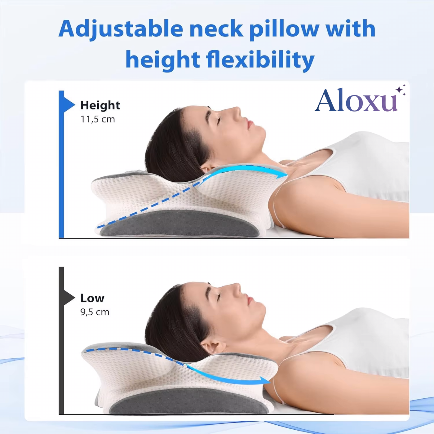 Aluxo Cloud Support Pillow